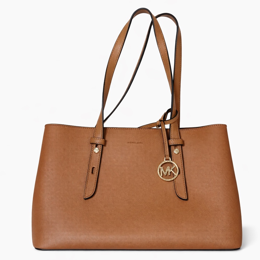 Michael Kors Tan Saffiano Leather Tote Bag – Gold Hardware - Picture 2 of 4